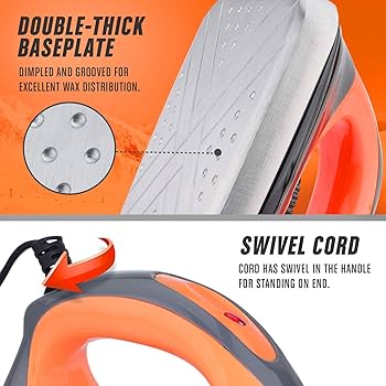 Amazon | RaceWaxスキー&スノーボードワックスアイロン - 1000W